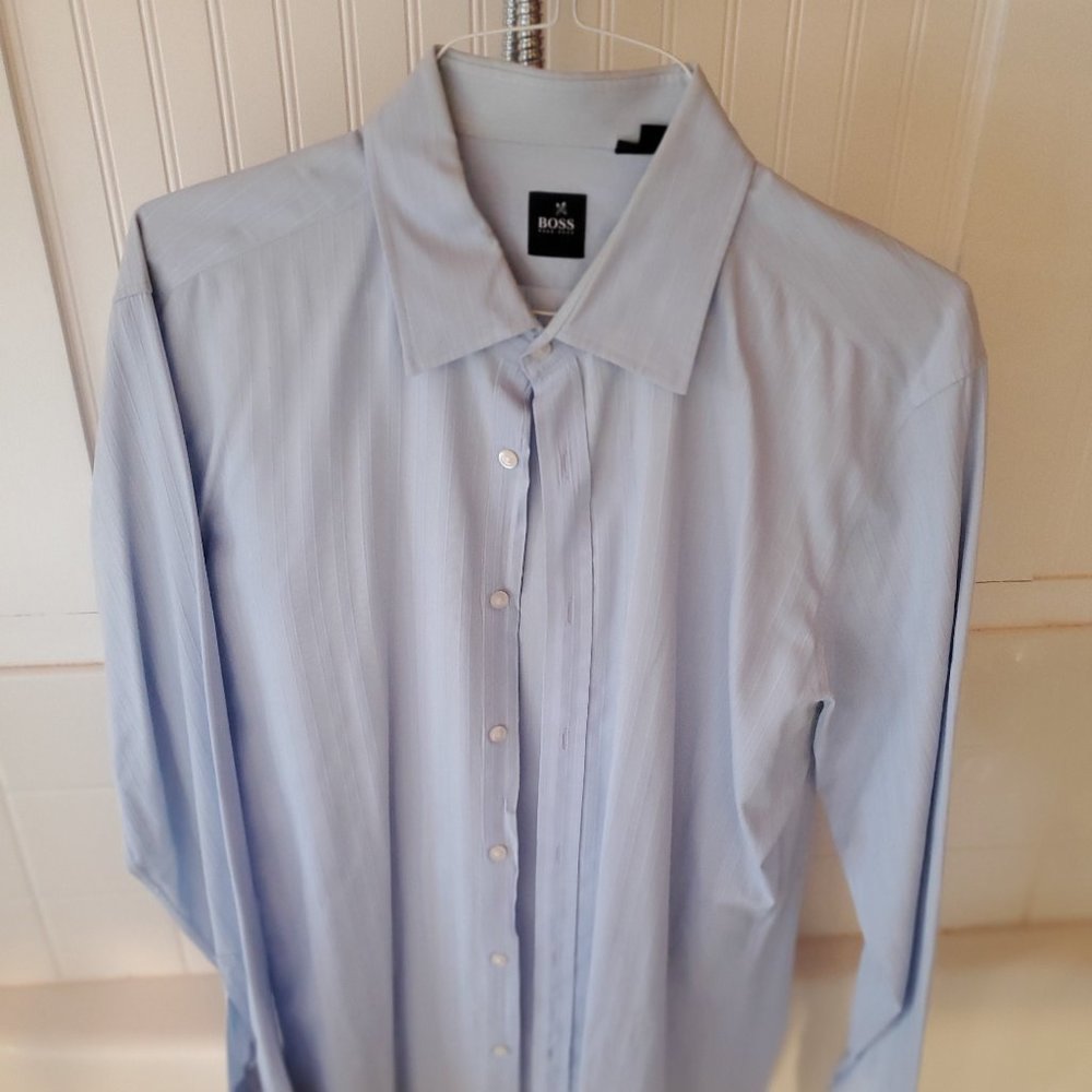Hugo Boss Boss XXL Light Blue Dress Shirt